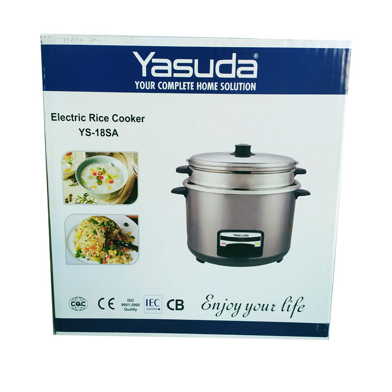 Yasuda 1.8L Electric Rice Cooker YS-18SA, 1 Year Warranty – Star